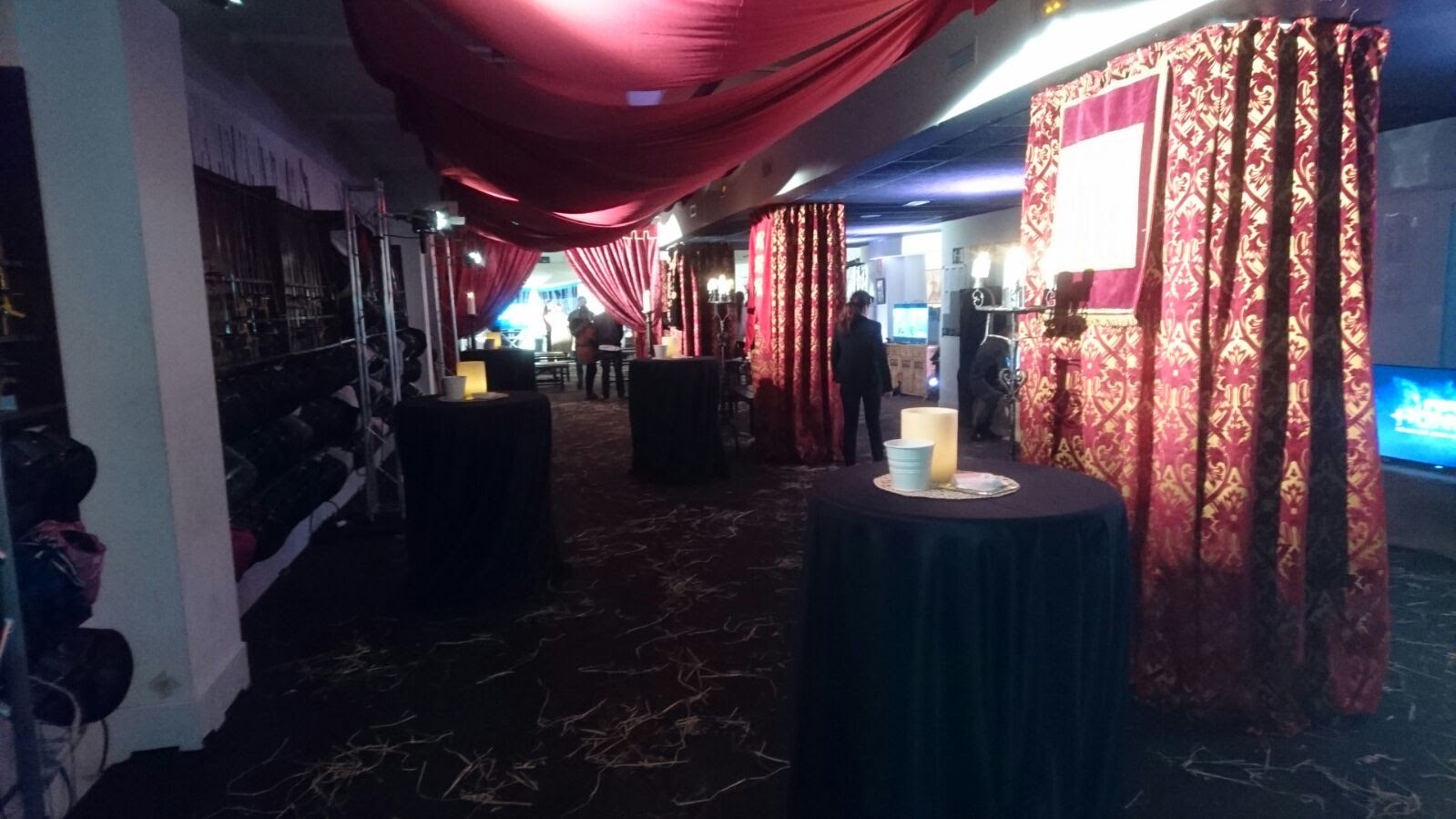 Sala preparada para eventos y alquiler de espacios Ateneo